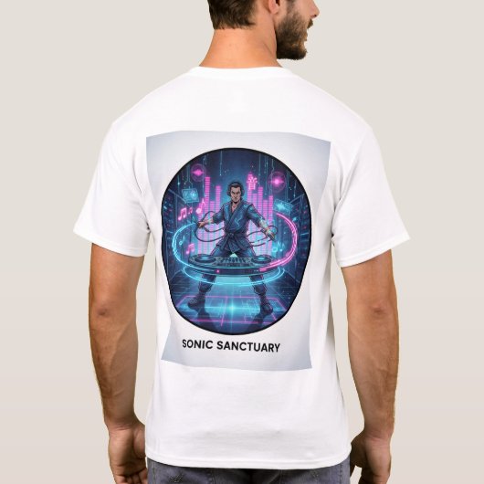 "Digital Dojo DJ Tee" T-shirt (Achterkant)