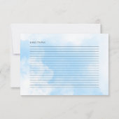 Digital Download Clouds Vrijgezellenfeest Recipe K Kaart (Achterkant)