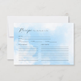 Digital Download Clouds Vrijgezellenfeest Recipe K Kaart