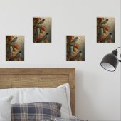 Digital drawing birds muurkunst sets (Slaapkamer)