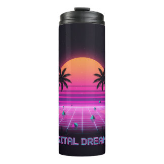 Digital Dreamer Geïsoleerde Reisdrinkbeker Thermosbeker