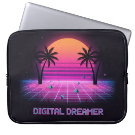 Digital Dreamer Gestoffeerde Laptophoes Laptop Sleeve