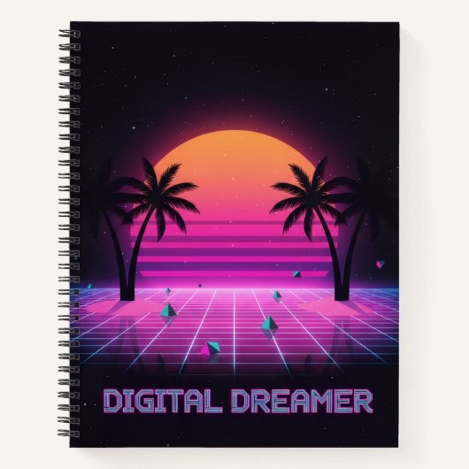 Digital Dreamer Hardcover Journaal Notitieboek (Voorkant)