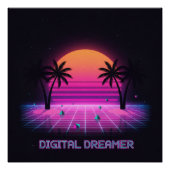Digital Dreamer High-Gloss Poster (Voorkant)