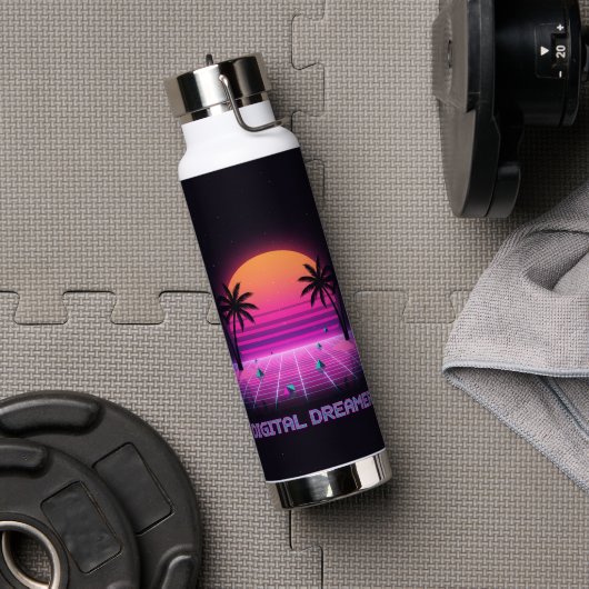 Digital Dreamer RVS Waterfles (Gym (Gedraaid) )
