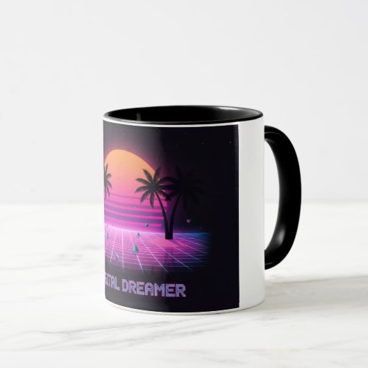 Digital Dreamer Two-Tone Coffee Mug Mok (Voorkant rechts)