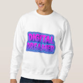 Digital Dreamer Y2K Neon T-shirt | Cybercore Stree (Voorkant)