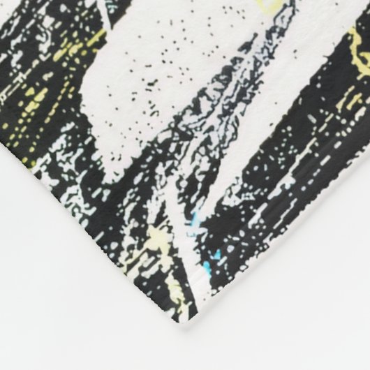 Digital Dreams of Color Fleece Deken (Hoek)