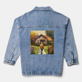 "Digital Dreams: Wearable Wonders"? Denim Jacket