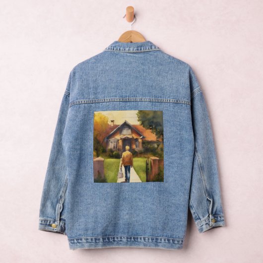 "Digital Dreams: Wearable Wonders"? Denim Jacket (Hangar)
