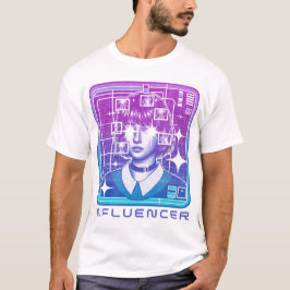 Digital Dreamscape Influencer Tee T-shirt