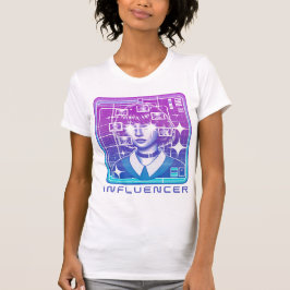 Digital Dreamscape Influencer Tee T-shirt