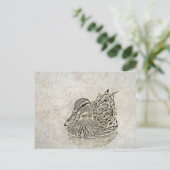 Digital Duck Art Briefkaart (Staand voorkant)