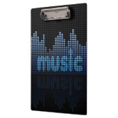 Digital Equalizer Music Wave Wall Klembord (Links)