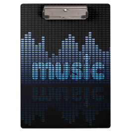 Digital Equalizer Music Wave Wall Klembord