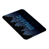 Digital Equalizer Music Wave Wall Magneet (Rechterzijde)