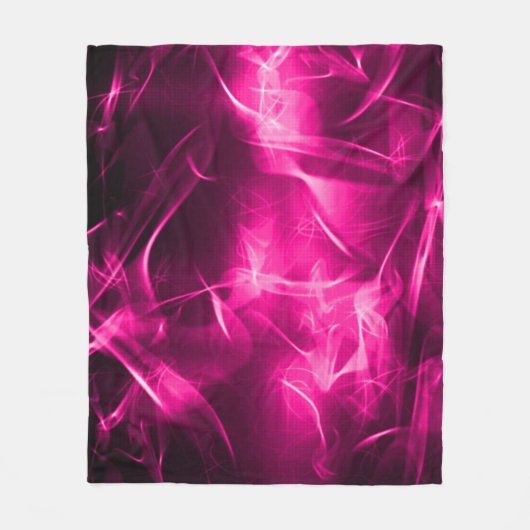 Digital Faerie Magick Fractal Patroon Fleece Deken (Voorkant)