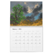 Digital Fantasy Abstracte schilderkunst 2025 Kalender (Feb 2026)