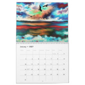 Digital Fantasy Abstracte schilderkunst 2025 Kalender (Jan 2027)