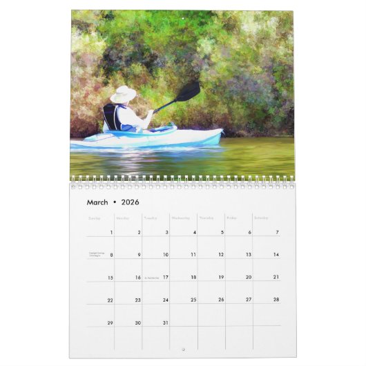 Digital Fantasy Abstracte schilderkunst 2025 Kalender (Mar 2026)