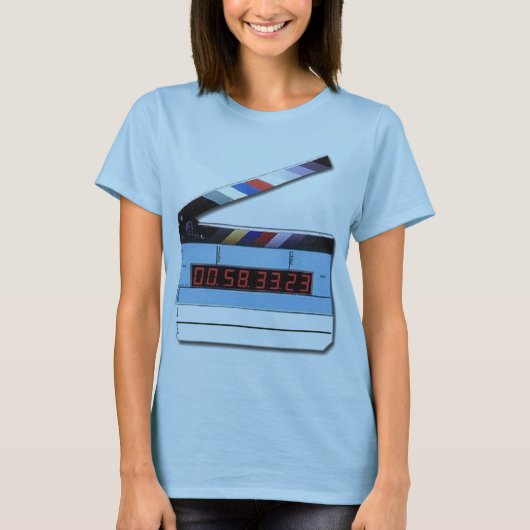 digital_film_slate, uit-nowhere films t-shirt (Voorkant)