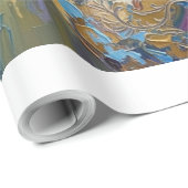 Digital Floral Composition Cadeaupapier (Rol Hoek)