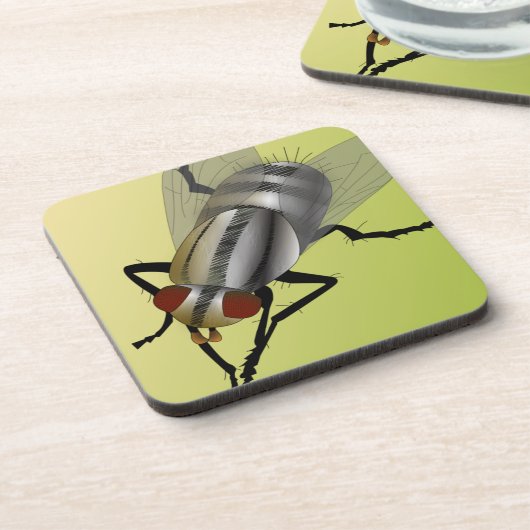 Digital Fly Bier Onderzetter (Linkerzijde)