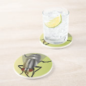 Digital Fly Zandsteen Onderzetter (Zijkant)