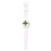 DIGITAL GEM STONE Gold green emerald Horloge (Bandje)