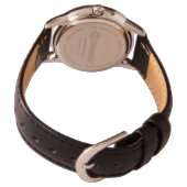 DIGITAL GEM STONE Gold grijs agate Horloge (Achterkant)