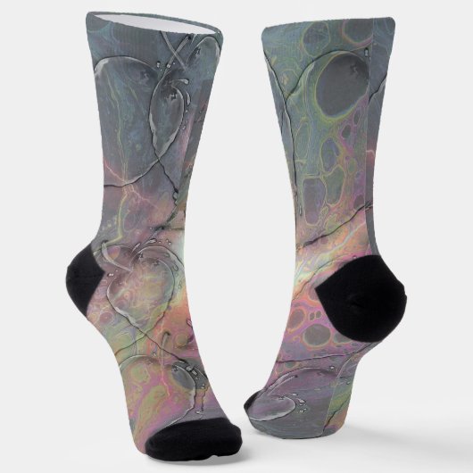 Digital Glass leaves Sokken (Gebogen)