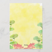 Digital Haldi Ceremony Invitations Kaart (Achterkant)