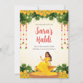 Digital Haldi nodigt Haldi uit voor uitnodigingen (Voorkant)
