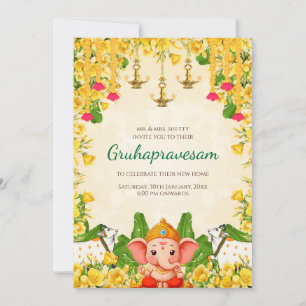 Digital Indian Housewarming uitnodiging Tamil