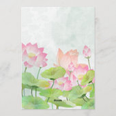 Digital Indian Wedding Mehendi Ceremony Invitation Kaart (Achterkant)