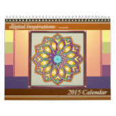 Digital Inspiration-Mandala 2015 Calendar Kalender (Hoes)