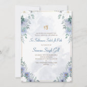 Digital invitation for Sri Sukhmani Sahib path Kaart (Voorkant)