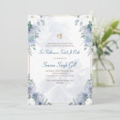 Digital invitation for Sri Sukhmani Sahib path Kaart (Staand voorkant)