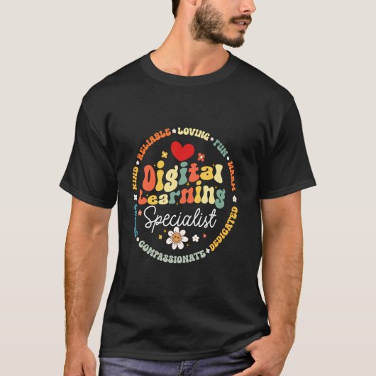 Digital Learning Specialist Technology Support Tea T-shirt (Voorkant)