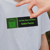 Digital Lock - Web & Data Security voor cyberteam Naambadge