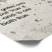 "Digital Logic Gates"-Poster Poster (Hoek)