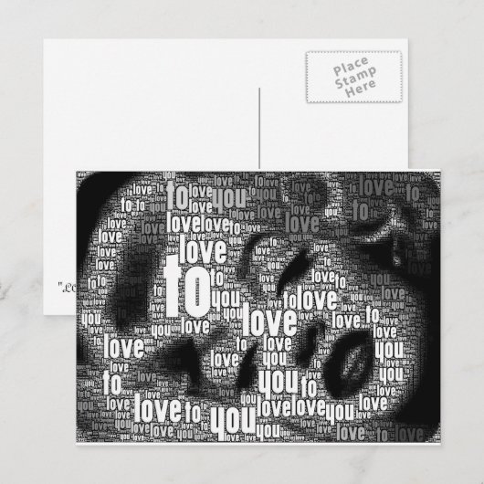 DIGITAL MARILYN BRIEFKAART (Voorkant / Achterkant)