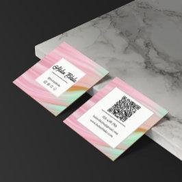 Digital Marketing Expert QR Code Trendy Square Vierkante Visitekaartje