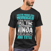Digital Marketing Manager Functie Beroep T-shirt (Voorkant)