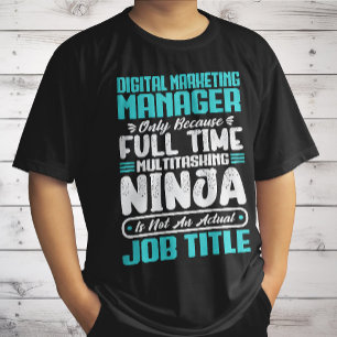 Digital Marketing Manager Functie Beroep T-shirt