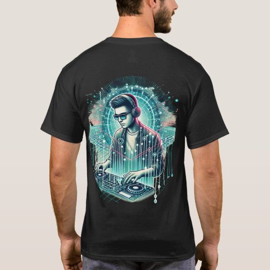 Digital Matrix DJ T-shirt (Achterkant)