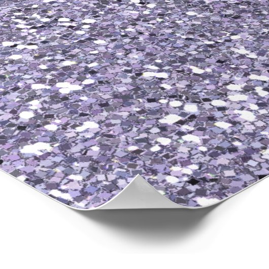 DIGITAL MAUVE GLITTER SQUARDS ACHTERGRONDEN WALLPA POSTER (Hoek)
