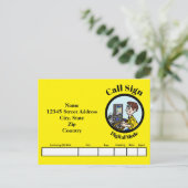 Digital Mode Ham Radio QSL-Kaart Briefkaart (Staand voorkant)