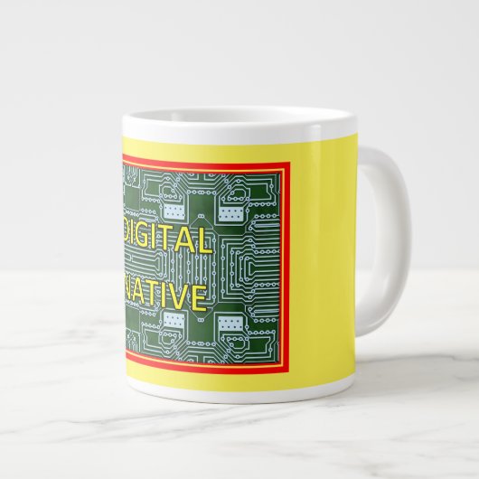 DIGITAL NATIVE Jumbo Mok (Voorkant rechts)