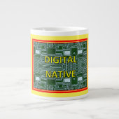 DIGITAL NATIVE Jumbo Mok (Voorkant)